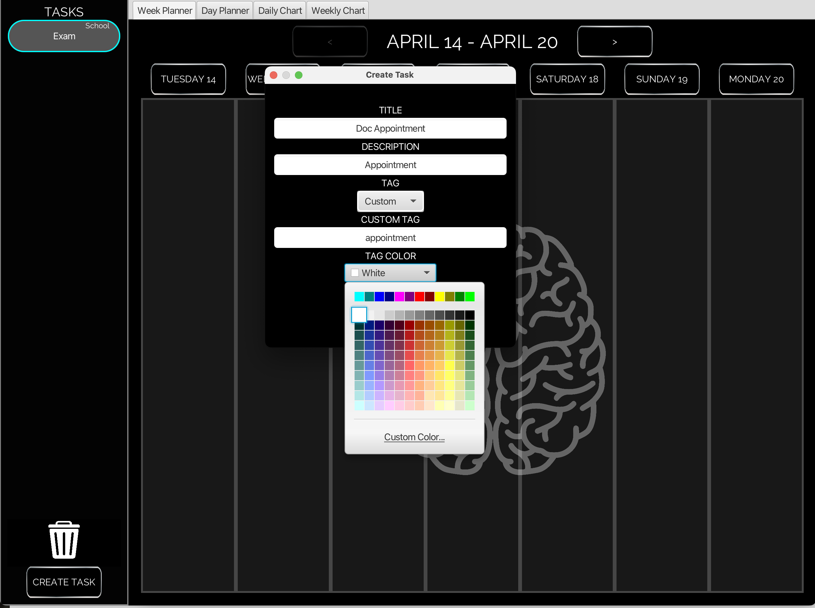 Start Smart Create Task